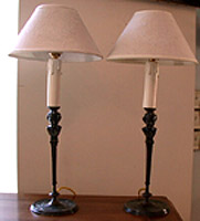 luminaire bronze doré